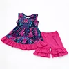 Sleeveless Ruffle Shorts Set