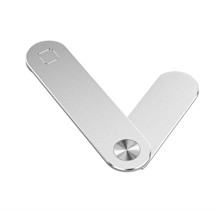 Aluminium Computer Accessories Folding Magnet Bracket Mobile Cell Phone Stand Stick To Laptop Side Mount Holder