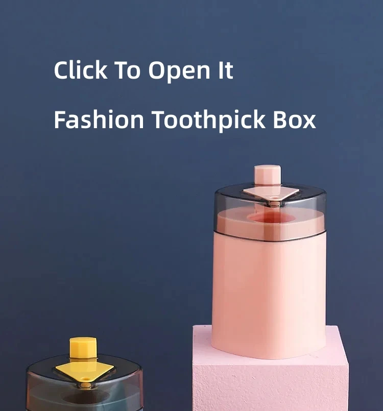 Toothpick Holder Dispensers Popup Automatic Toothpick Dispenser For