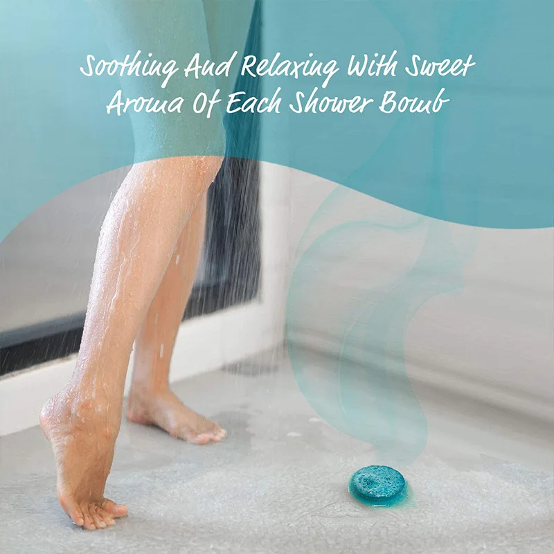 Foil Wrapping 6/12 Pack Steamr Shower Tablets Natural Shower Steamers