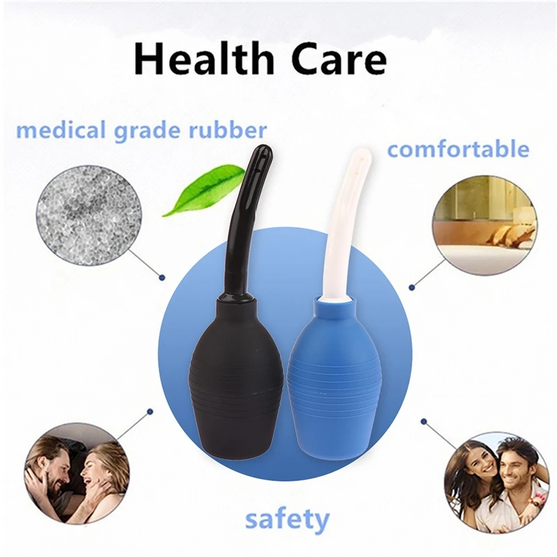 89mL/160ml/220ml/310ml Enema Rectal Shower Silicone  Ball Vaginal Anus Douche Enema Bulb Anal Cleaner Enema Adult Sex Products