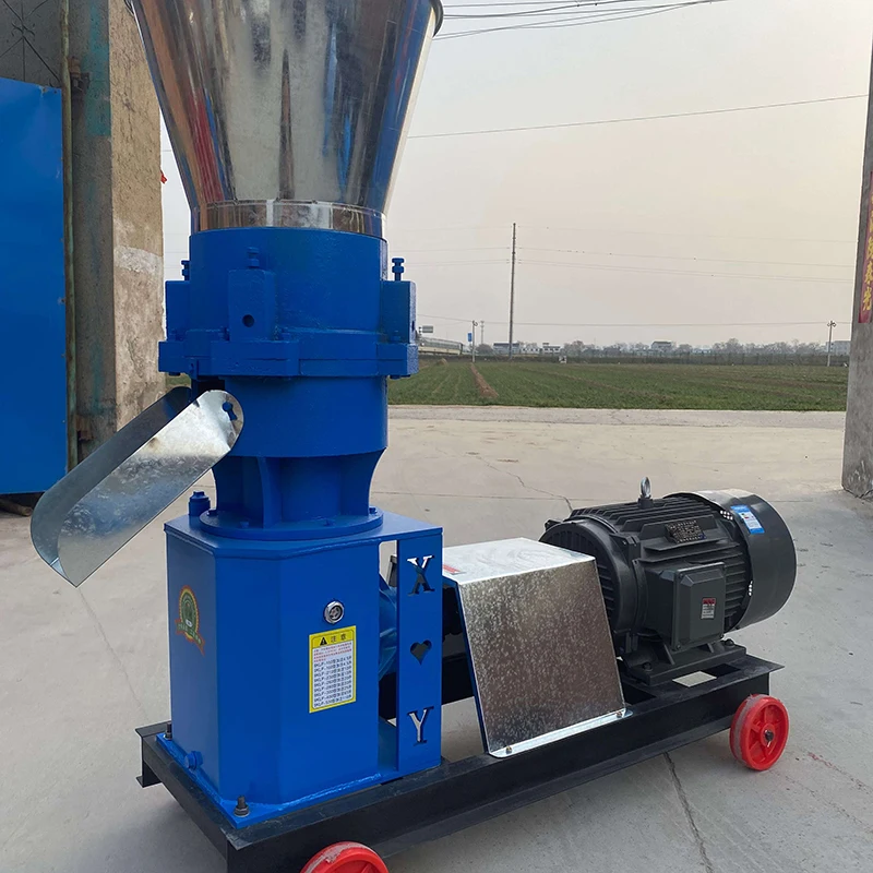 High Quality Mini Animal Chicken Making Feed Pellet Machine Mill Fish Cattle Granule Pelletizer Processing Pig Produce Poultry