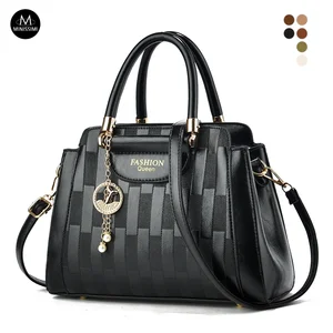 Minissimi Low MOQ Pu Daily Use Classic Style Bolso De Mano Solid Color Fashion Women's Sling Bag Trend Handbag