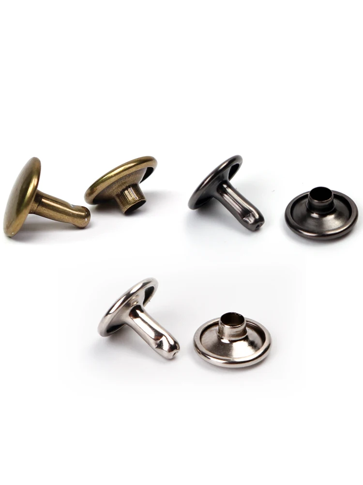 4 мм круглая двухсторонняя крышка заклепки металлические шпильки Одежда обувь и сумки технического обеспечения аксессуары