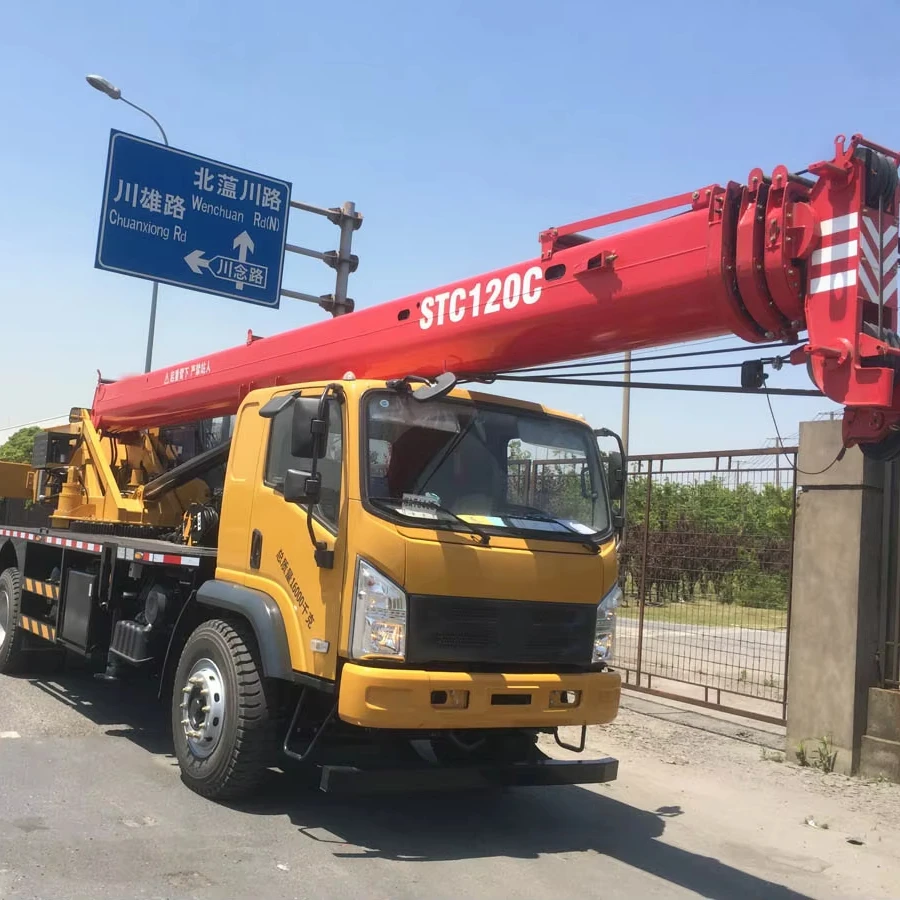 STC120C Mobile Crane 12T Popular Model Truck Crane with Optional Attachments and High Quality