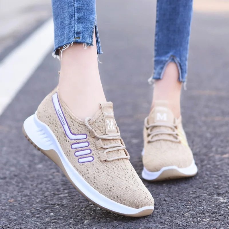 Zapatos Casuales Calcetines Tenis Mujer Q807 Zapatillas Deportivas