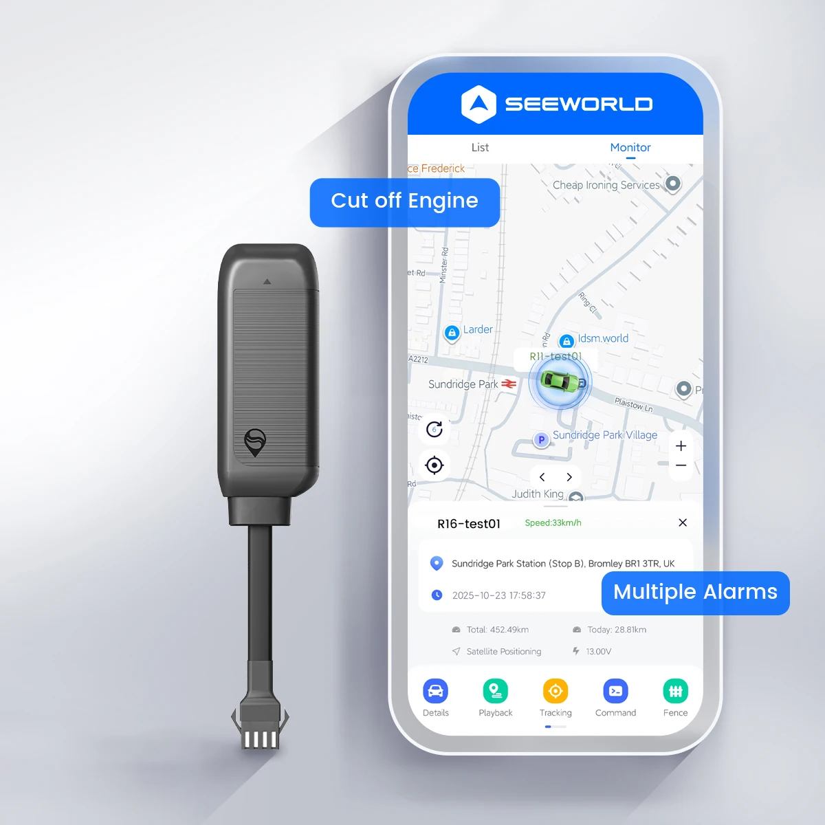 Mini Tracker GPS Magnétique – Suivi En Temps Réel, Pour Voiture, Enfant, Chien
