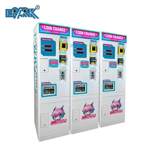 High Security ATM Vending Machine for Currency Bills Coins Tokens-Indoor Amusement Park Coin Changer 220V 1-Year Warranty