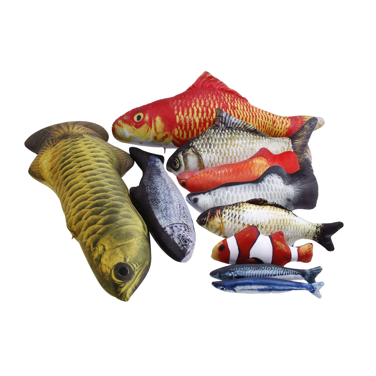 explosive mint flavor simulation fish pet toy cat toy 4
