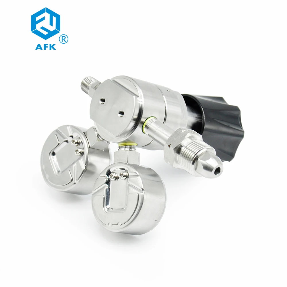 4000psi одноступенчатый газовый регулятор высокого давления Регулятор газа азота CO2 регулятор клапана впускное соединение CGA590