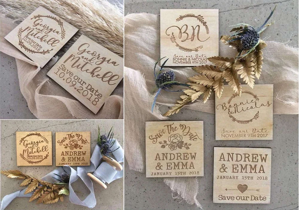 
Необработанная деревянная квадратная плитка с вырезами для поделок своими руками 