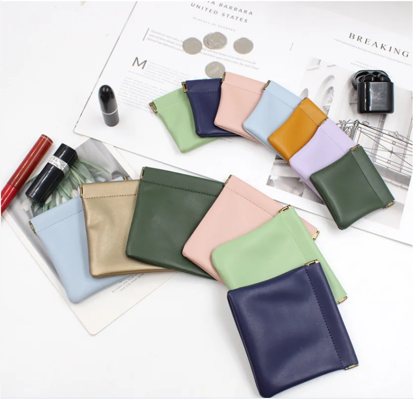 Squeeze Leather Pouch