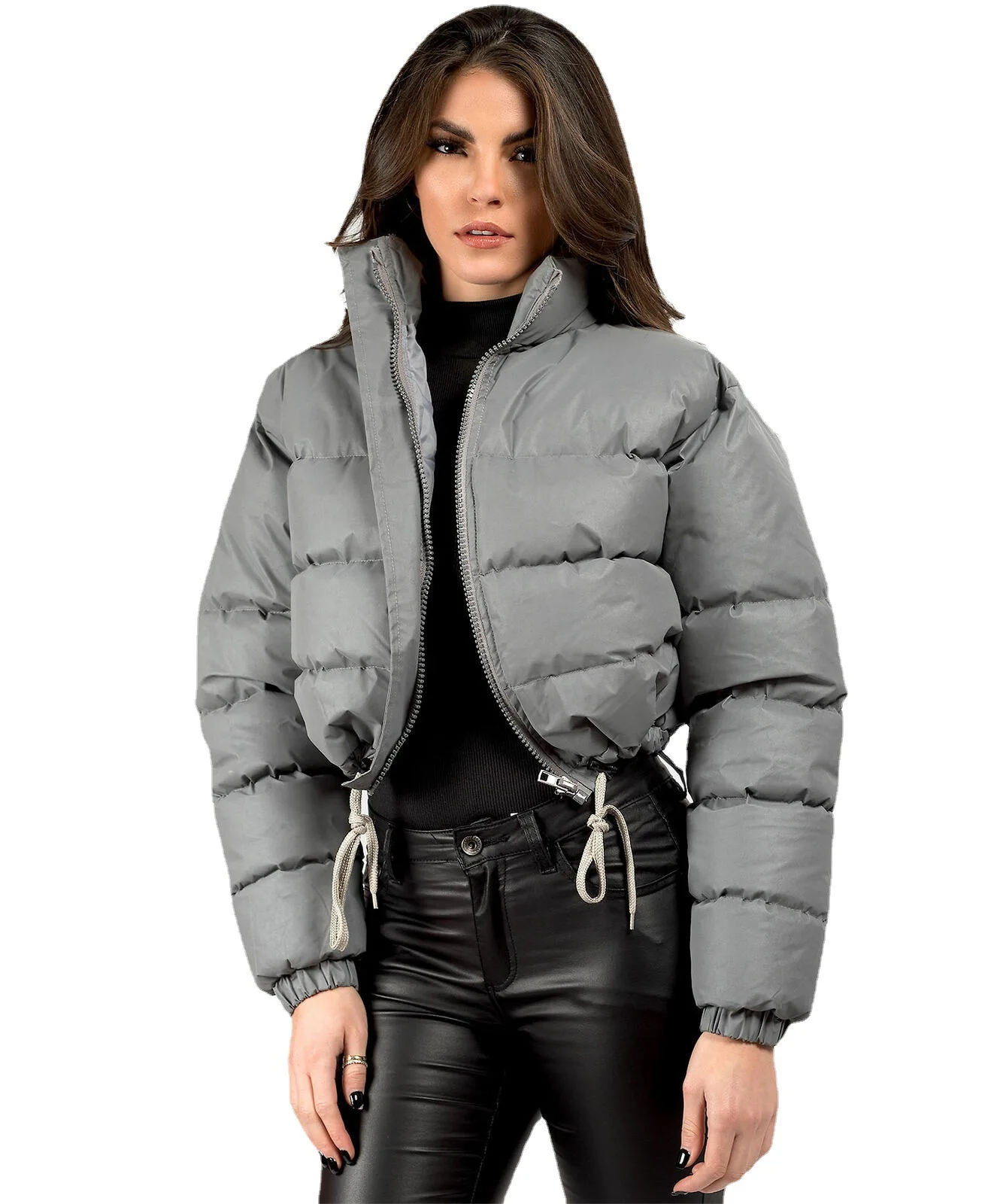 Winter Plus Size Women Coats Zipper Sport Fashion Popular Style Down ...