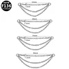 Steel-colored 3 chains