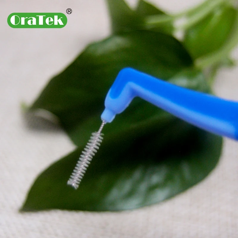 Межзубная щетка, зубные щетки L-образной формы 0,6 мм 0,7 мм