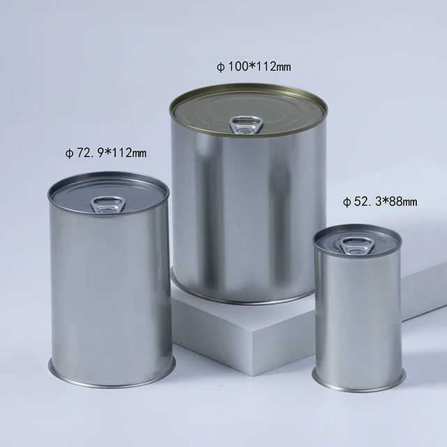 3-piece Tinplate Cans Food Grade Tin Can Manufacturer Hot Sale Cans for Food Packaging