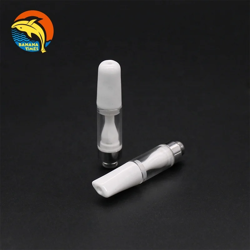 DDP shipping to USA door childproof press 510 cartridge 1ml BC06 .5ml ceramic cbd oil cartridge packaging