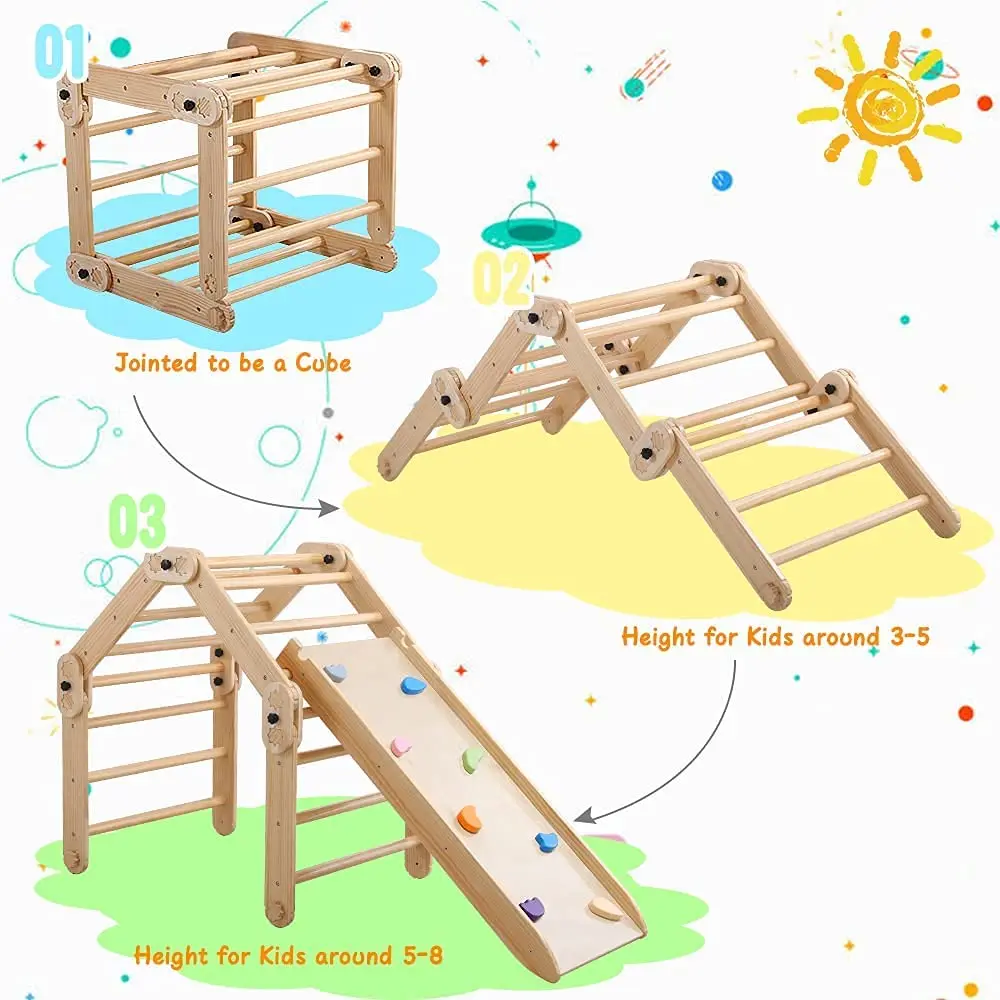 Lm Kids Baby Pickler Climber Montessori Toddler Indoor Playground ...