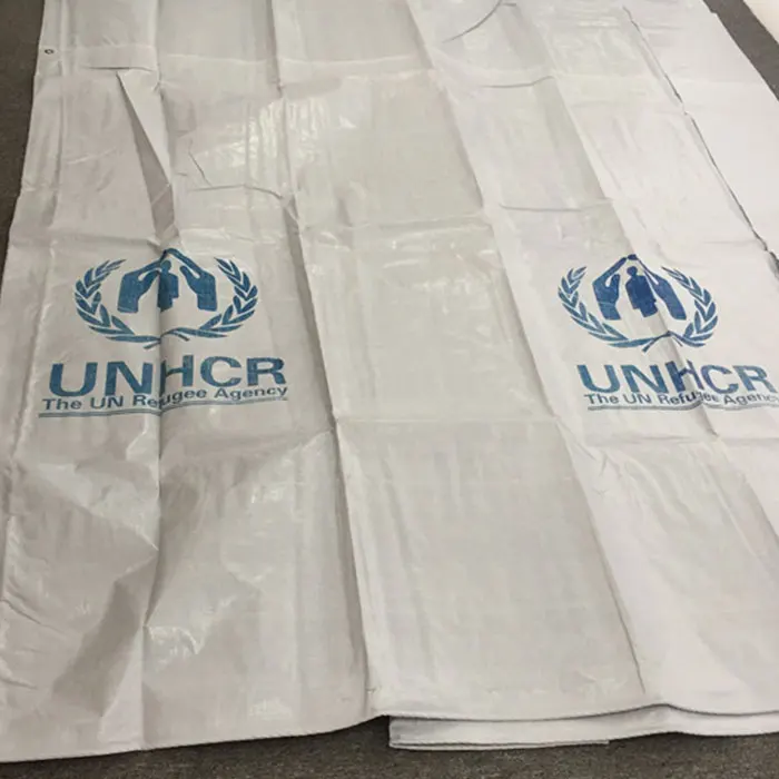 PE Tarpaulin with UNHCR Logo OEM Tarpaulin