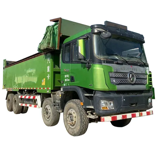 Used shacman delong x3000 dump truck 8x4 460hpheavy duty vehicle euro5 dump truck for urban construction