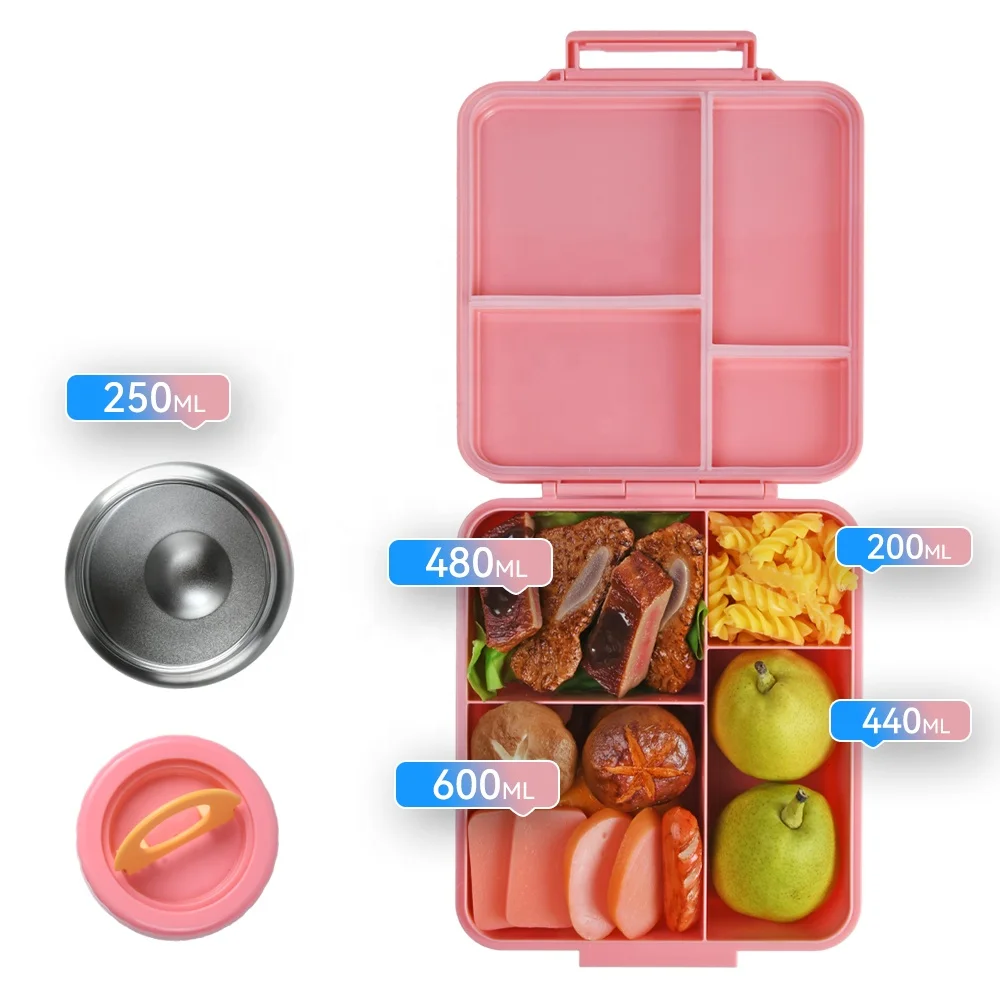 Aohea BPA Free Kids Bento Box Leak Proof Toddler Lunch Box School