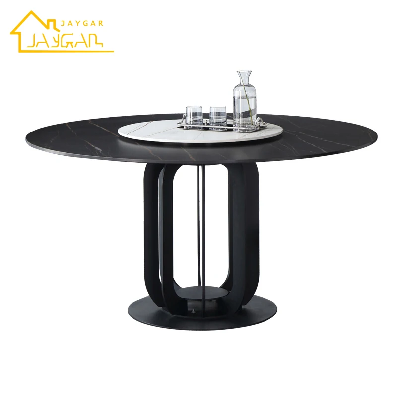 round kitchen table with ceramic tile top