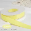 #617 light yellow 2cm 50 yards polyester ribbon -  -  -