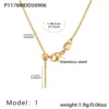 P1178-1 Collana con perle rotonde in oro 49 cm