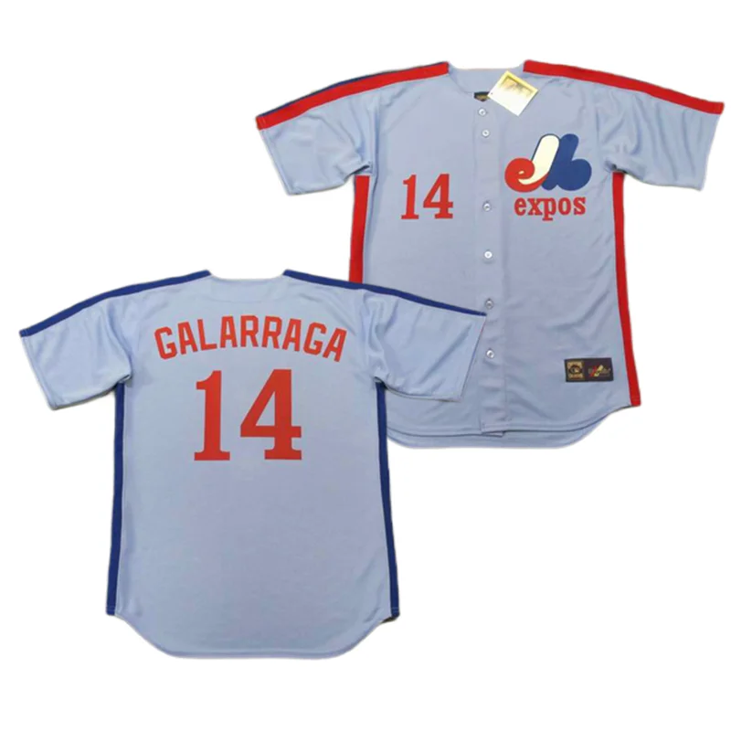 Cooperstown Collection Montreal Expos ANDRE DAWSON Throwback Baseball  Jersey GRAY