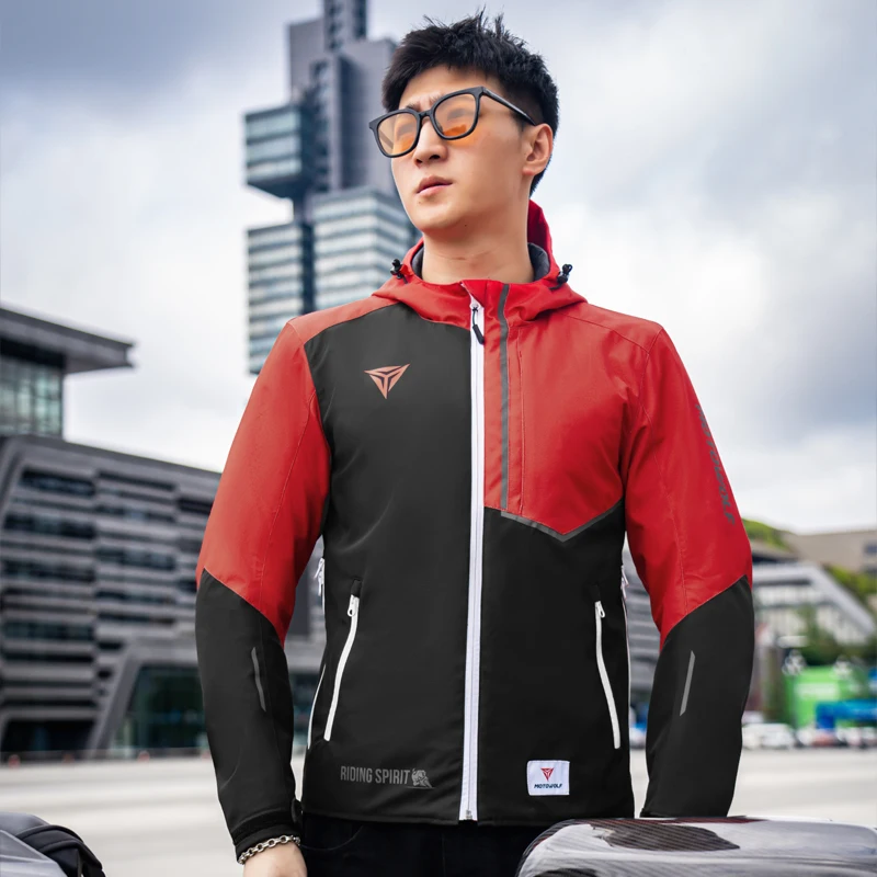MOTOWOLF JM6 Waterproof Cycling Windbreaker for Men
