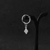 E038-Silver 2 (boucle d'oreille sans trou)