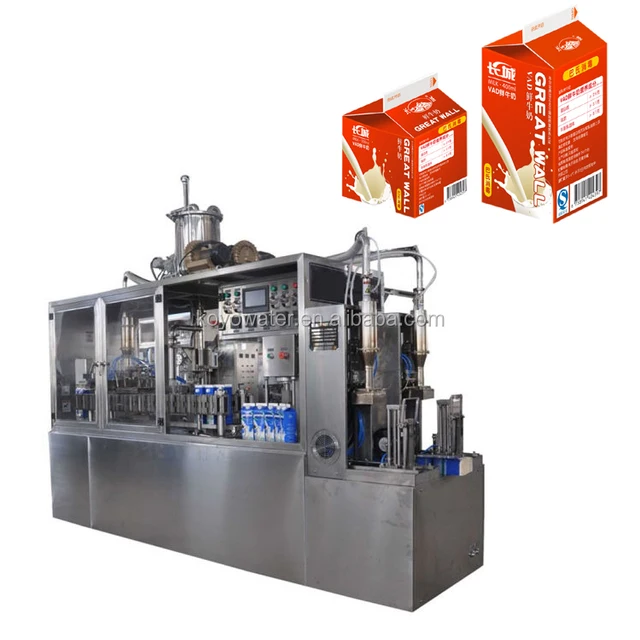 Milk Carton Filling and Sealing Machine