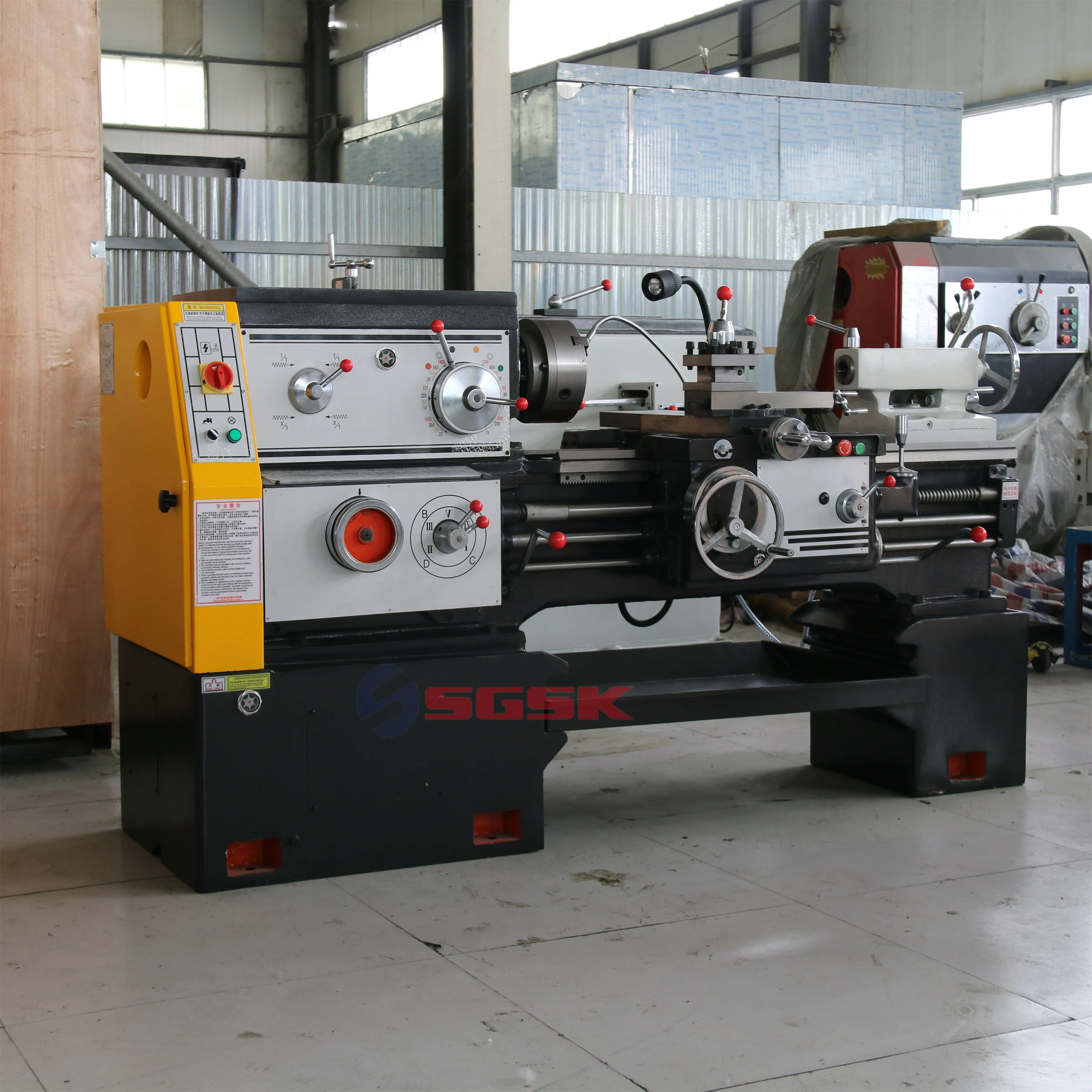 Токарный станок 6 футов CA6240B зазор кровать 80 мм шпиндель отверстие токарный станок