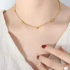 Gold necklace-36 5cm
