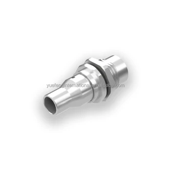 CE RoHS High-quality Wholesale 8pin M12 X-code Socket Gold Plated  IP67 Solder Cup Shielded 8pin M12 X code Female Connector