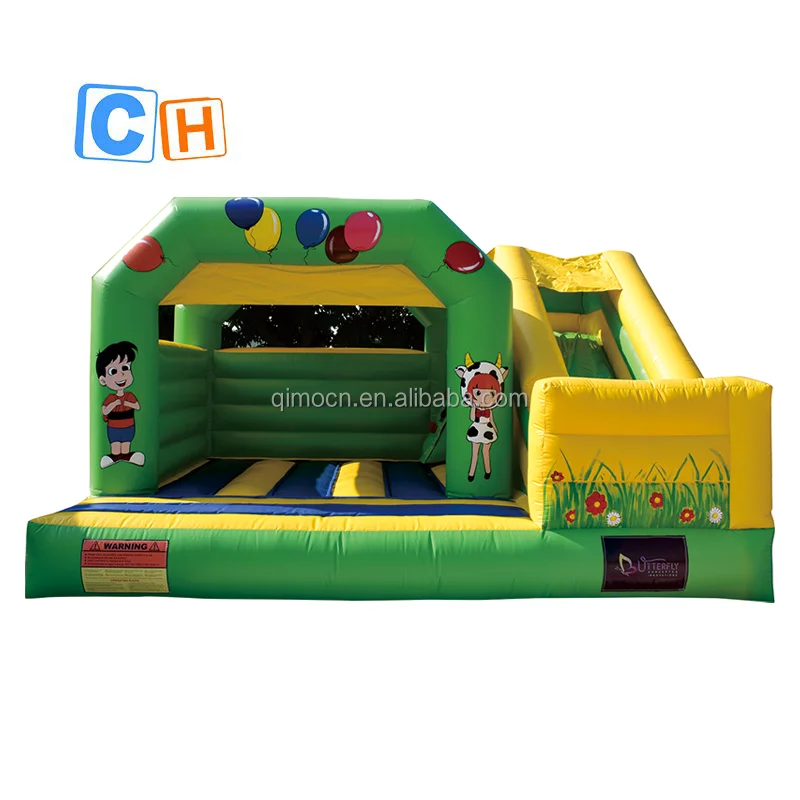 CH Custom Outdoor Bouncy Inflatable combo water Slides Bounce Car Playground Big Commercial Kids games Inflatable Slides manufacture