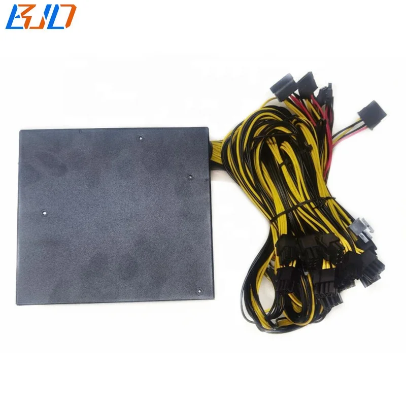 Новый Настольный импульсный источник питания 1800 Вт ATX 24PIN PSU 180Vac-277Vac бесшумный вентилятор с поддержкой 8 видеокарт