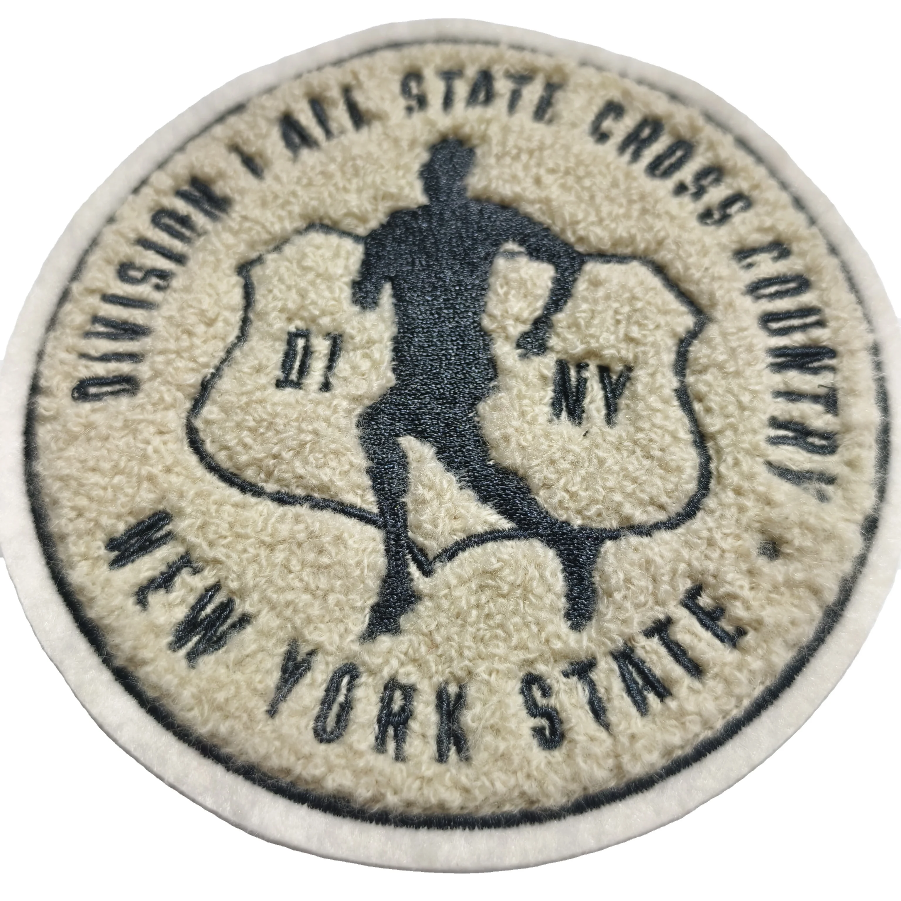 Custom Textile Label Tag With Logo Garment Embossed Embroidered Patches Heat Transfer Iron on Logo Embroidery Badges for Clothes