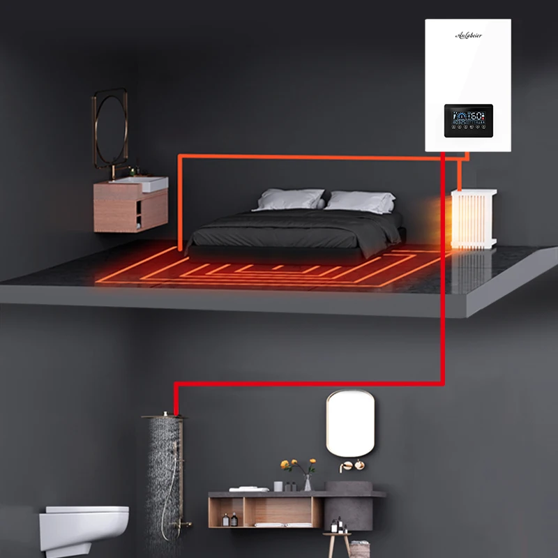 Home Hot Water and Central Heating 12kw 220v for Bath for Home Heating
