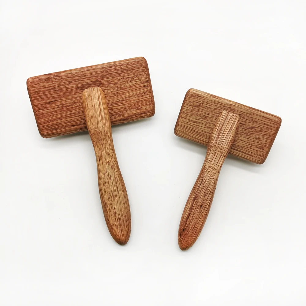 Wholesale Pet Pin Grooming Dog Cat Hair Brush Wood Fur Remover Comb Cleaning Dog Slicker Brush