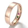 Real solid 10K gold moissanite  ring