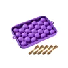 Conjunto de moldes morados