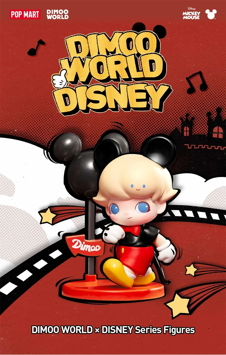 Authentic Popmart DIMOO WORLD DISNEY Series Mickey Donald Duck