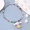 Collier de perles de riz pour chien à la cannelle