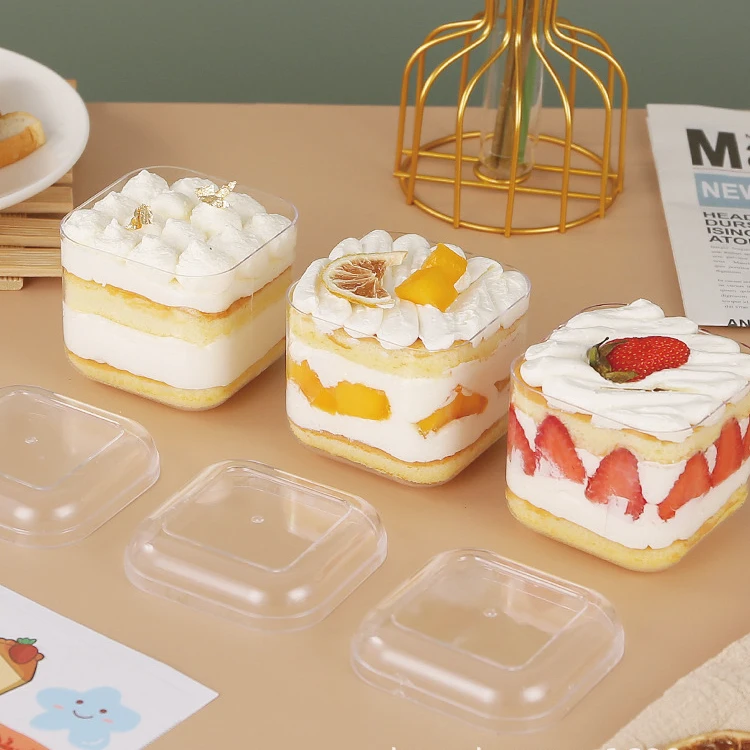 Lot De 5 Boîtes à Gâteau En Carton Blanc - 20 X 20 X 5 Cm, Alimentaire, Empilable