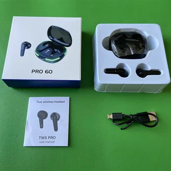 NEWEST Original Air Pro60 TWSイヤフォン Bluetooth5.0 防水機能付き