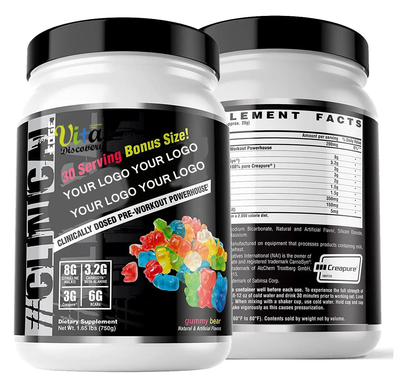 Preworkout Supplement Gummies For Men And Women Boost Energy Increase