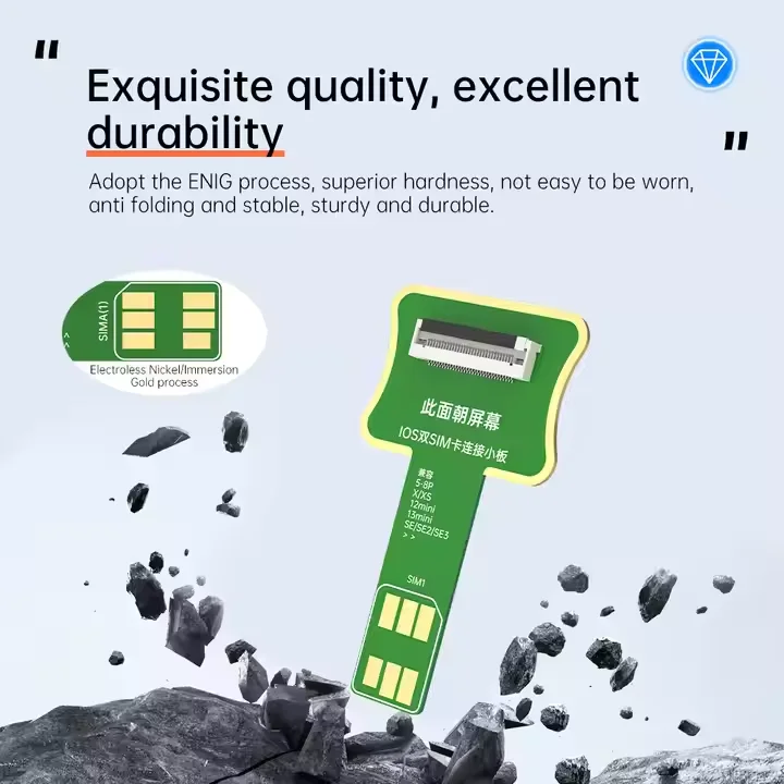 Compatible with 16/15/14 Series - JCID V1S PRO SIM Card Testing Set for Single/Dual SIM Connection