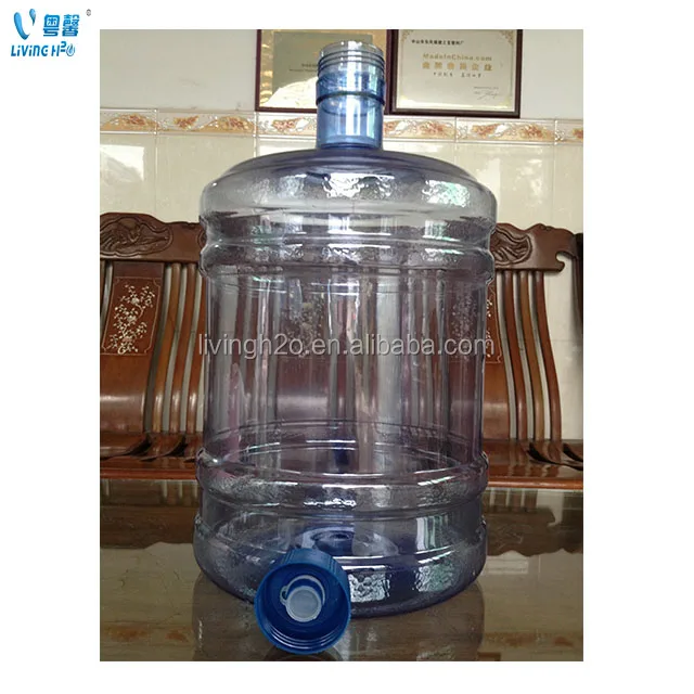 Blue 5 Gallon Pc Water Bottle 20 Liter Plastic Holy Water Barrel Bucket