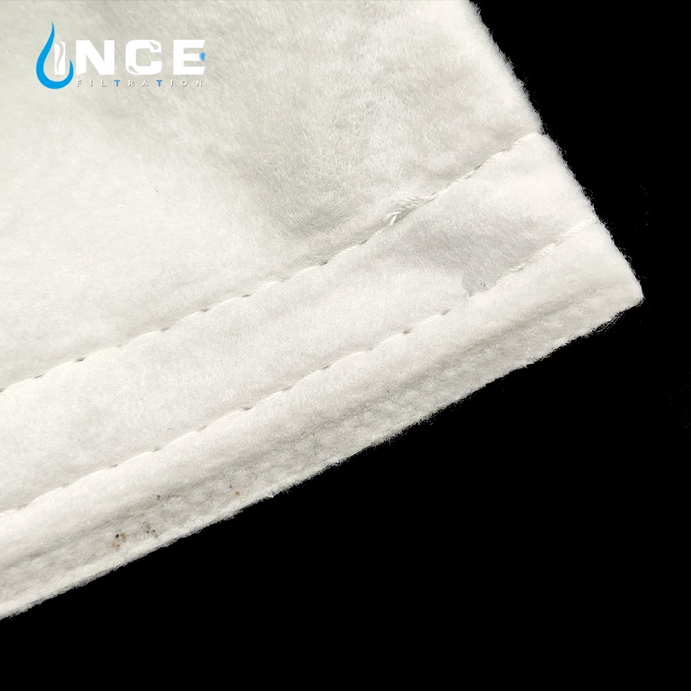 High Quality Rectangular PE Swimming Pool Filter Bag New Used Pocket Mesh Type with Ring Core Components for Filter Dust Grease
